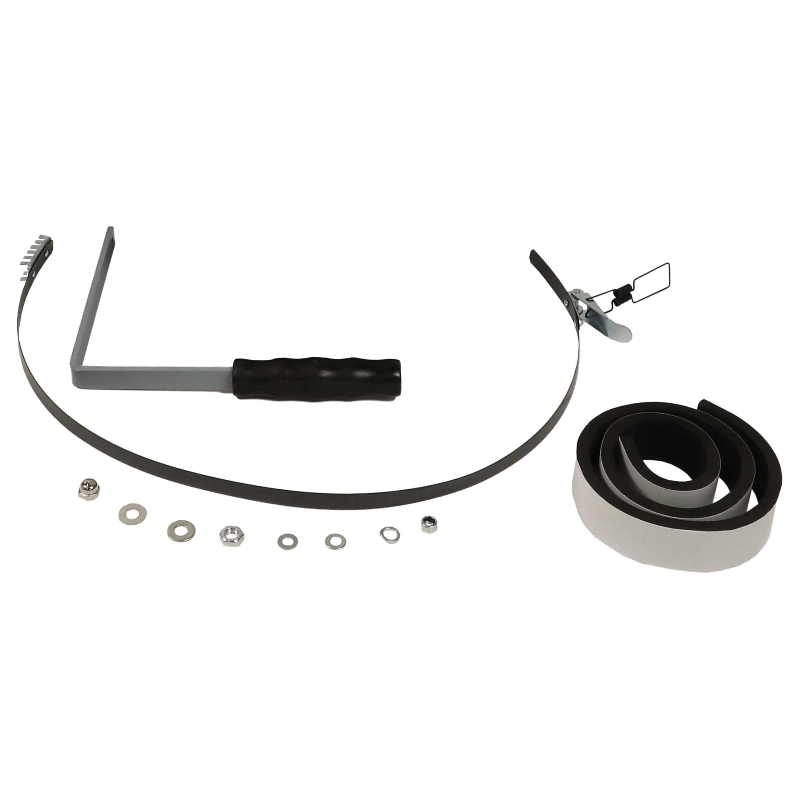 vhbw Feinstaubfilter kompatibel mit Holzmann ABS850 Absauganlage | Feinstaub-Filterpatrone mit Reinigungsbürste
