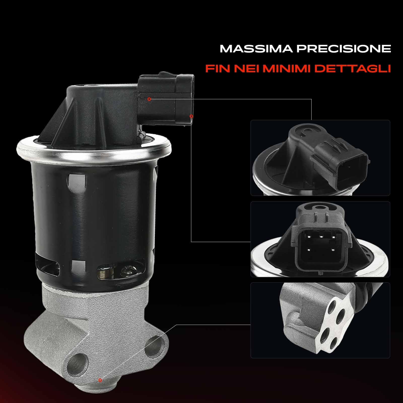 Frankberg Raffreddatore valvola EGR per ricircolo dei gas di scarico | Compatibile con: Kalos KLAS, Aveo/Kalos Hatchback T250 T255, Aveo/Kalos Berlina T250 T255, Kalos berlina KLAS, Matiz KLYA