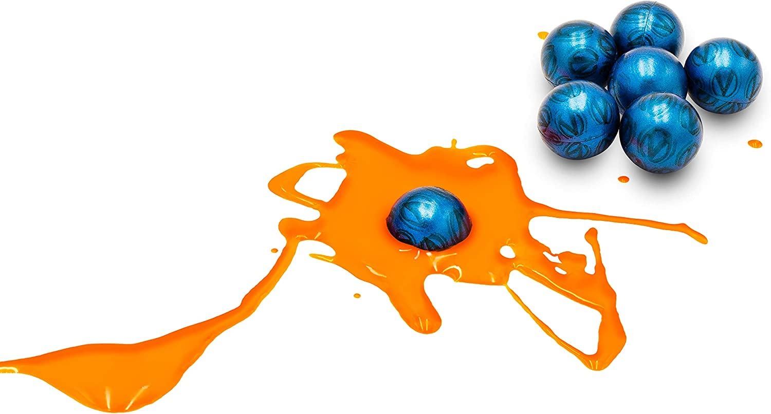 VIRTUE Ace Paintballs - .68 Caliber Blue V-Logo Shell/Orange Fill - 2 Cases (4000 Rounds)