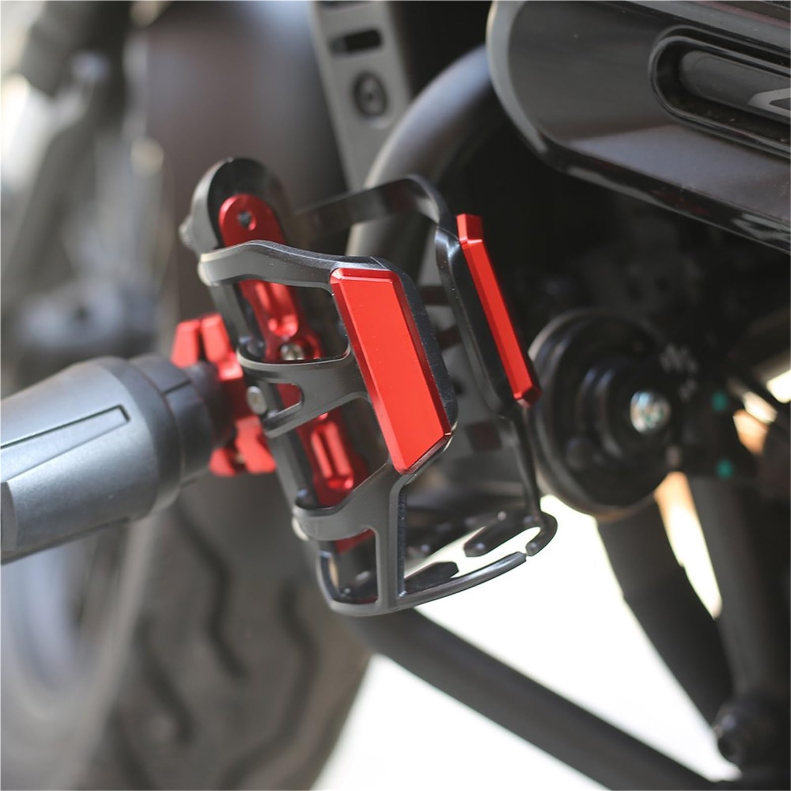 Porte-gobelet Porte-Bouteille d'eau Et De Boisson, Accessoires Moto, Support pour H-Onda NT1100 NT 1100 Nt1100 Nt 2021-2025 2026(Nero)
