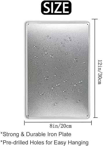 Miniatura 3 de Letrero de metal vintage con texto en inglés "Thank You Delivery Driver", divertido letrero de lata de regalo para el hogar, puerta delantera,