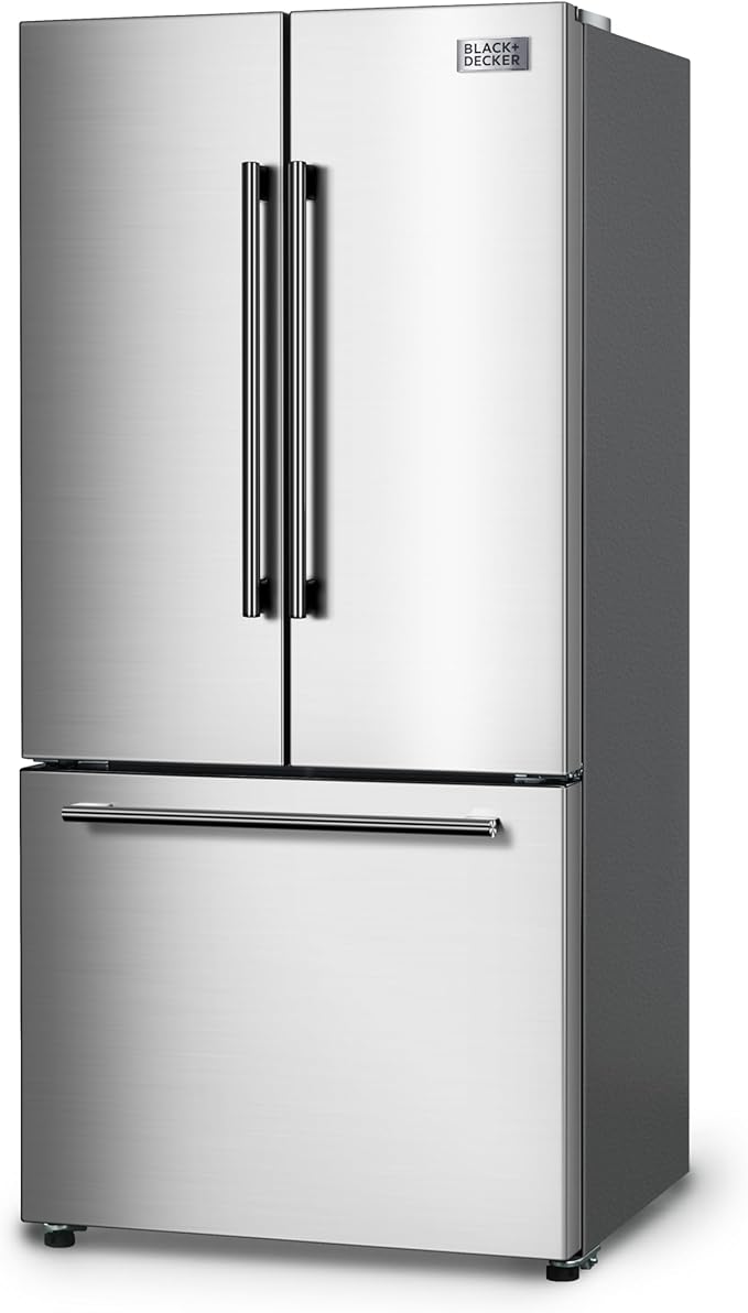 BLACK+DECKER 18 Cu. Ft. French Door Refrigerator Review: Style, Function, and Value in a Compact Footprint