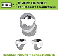 Vista 2 de HIDEit Mounts Wall Mount for PSVR 2 - Bundle for PlayStation VR 2 and PSVR2 Sense Controllers - American Company - Not Compatible with Other VR