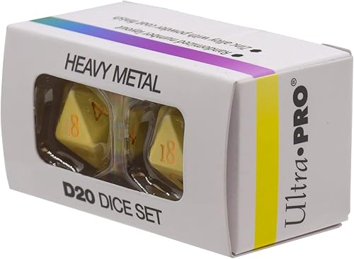 Miniatura 6 de Ultra PRO - Dados D20 vívidos de 2 ct. Perfecto para juegos MTG, DND y juegos de rol