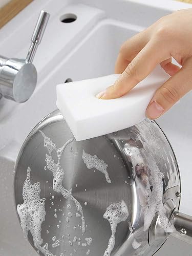 Miniatura 4 de Esponja de limpieza de 20 piezas, esponja mágica multisuperficie, para bañera, piso, zócalo, baño, limpiador de pared (50)