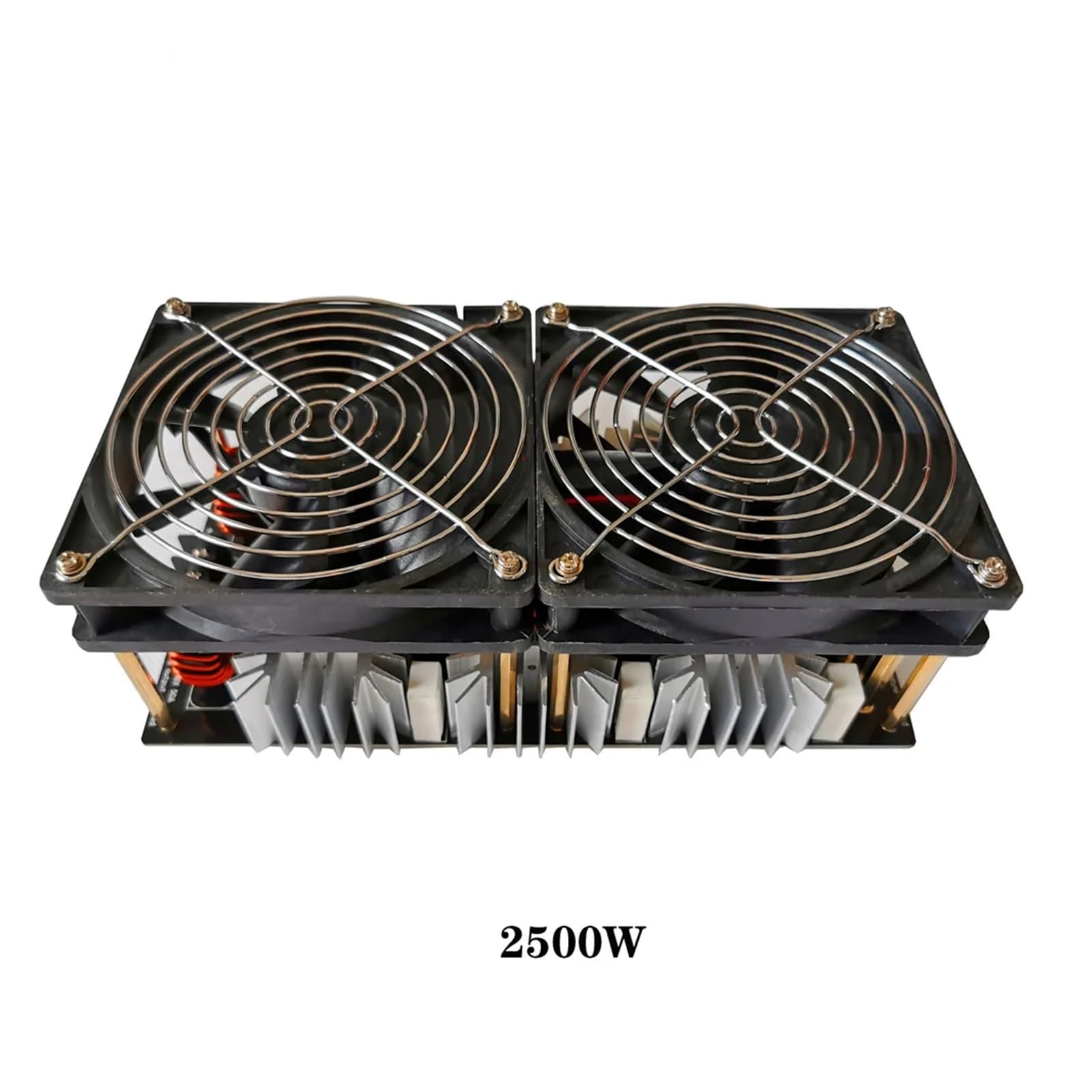 Nagrzewnica indukcyjna, 2500W 12V-48V ZVS nagrzewnica indukcyjna ogrzewanie, moduł płytki PCB sterownik Flyback ogrzewanie indukcyjne wysokiej częstotliwości(Green)