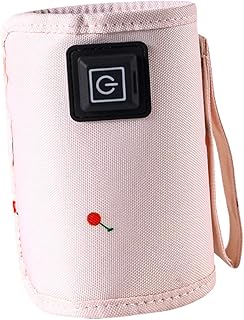 Toyvian Aquecedor De Mamadeira Mamadeira De Leite De Viagem Mamadeira Mamadeira Saco Aquecedor De Leite USB Aquecedor De Leite De Bebê Sacola De Mamadeira Impressão Digital 900D Tampas