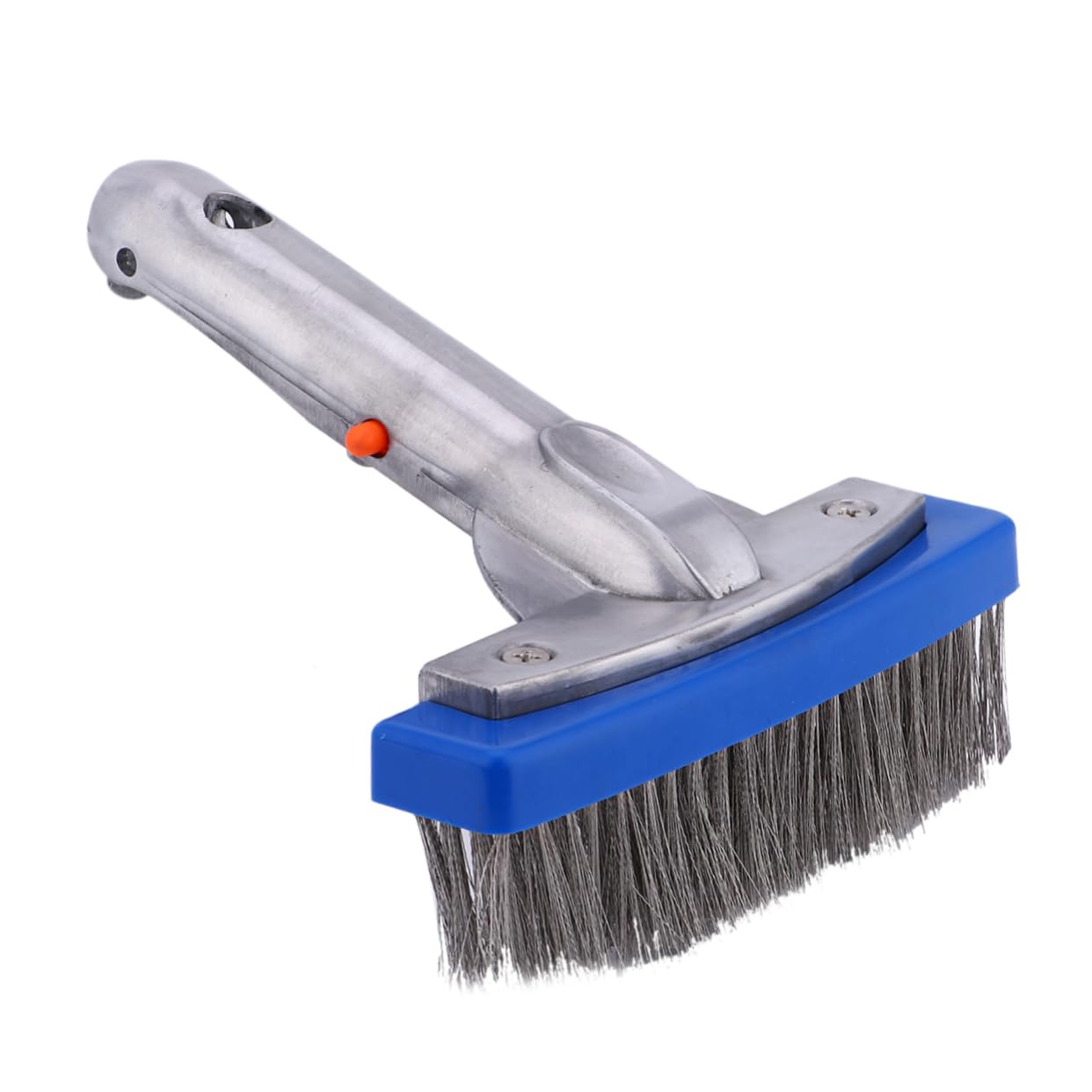 FUNOMOCYA 5 Inches Swimming Pool Brush Sturdy Pool Cleaning Brush Steel Bristles for