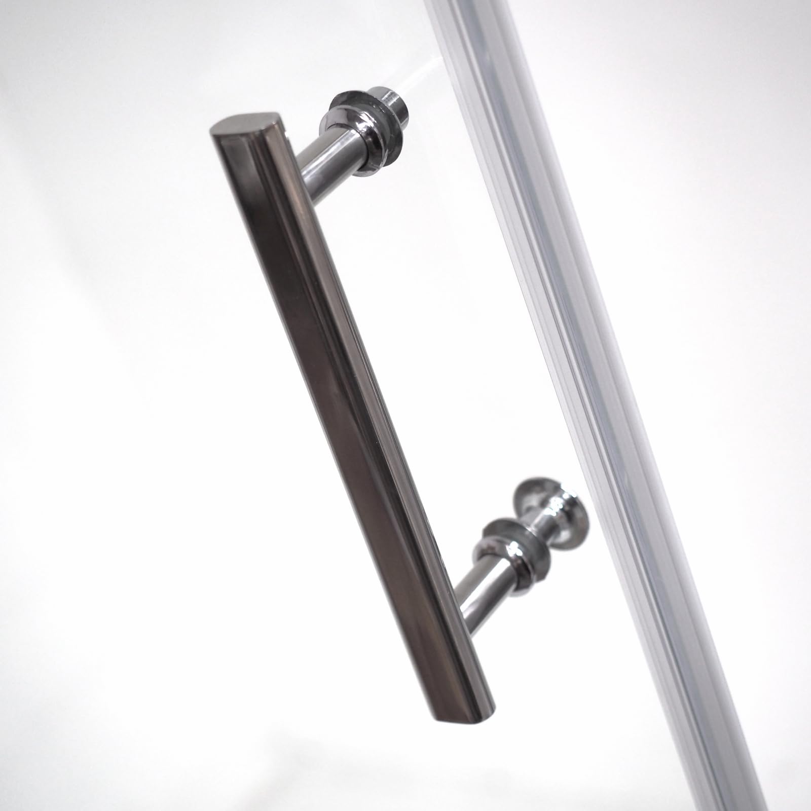 WITEN&NOCK Walk In Duschwand Dusche 120cm Drehfalttür Faltbare Duschtür Trennwand ESG Nano Glas 195cm