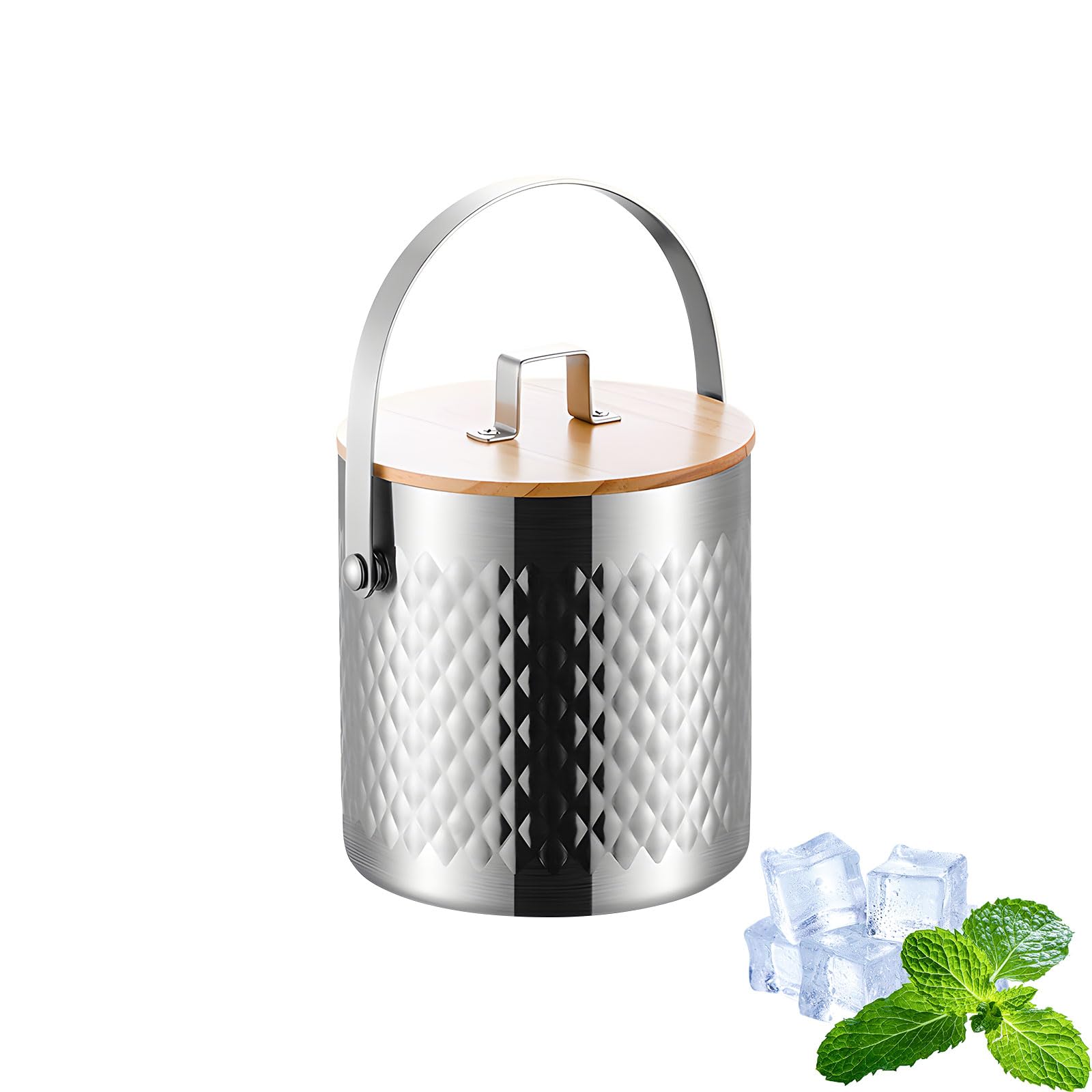 Cubeta enfriadora de hielo de 2L para mantener tus vinos y champán siempre fríos en tus cenas