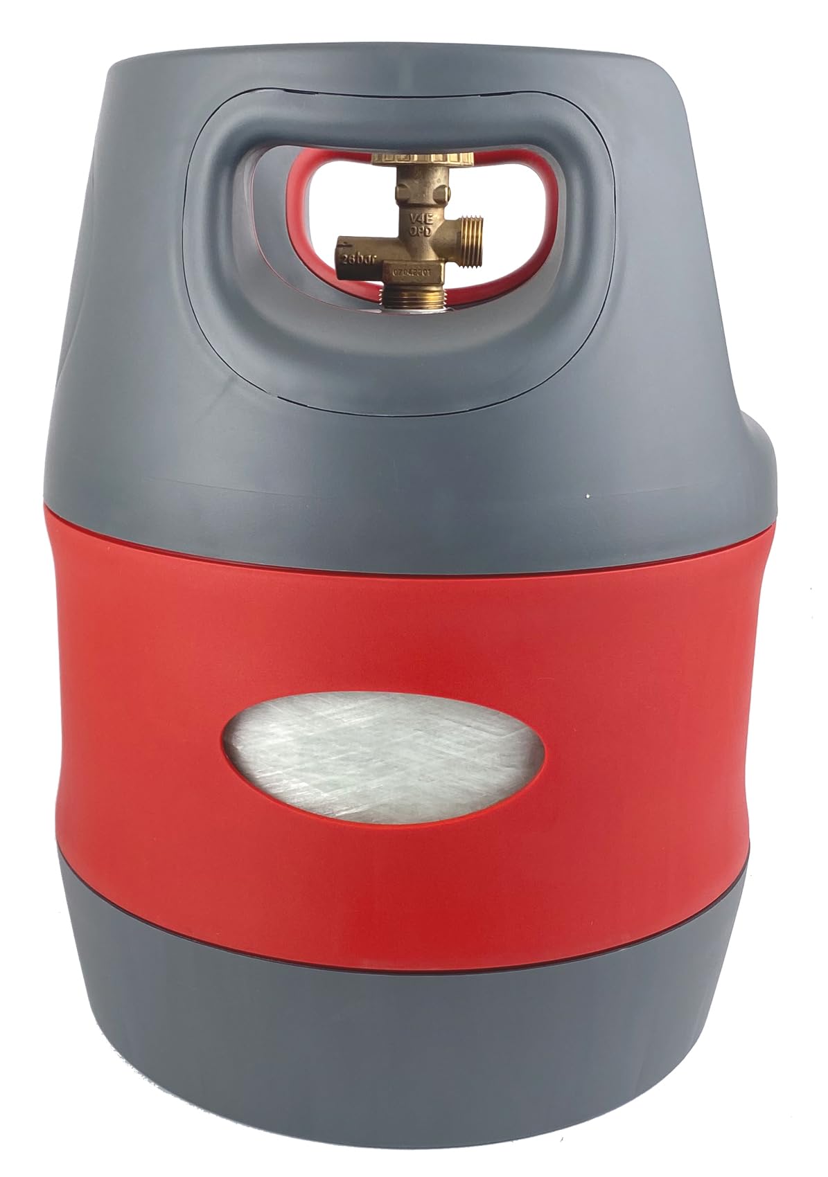 HausundWerkstatt24 5kg CAMPKO Komposit Gasflasche 12,7l mit Füllstop die leichteste Flasche für Propan