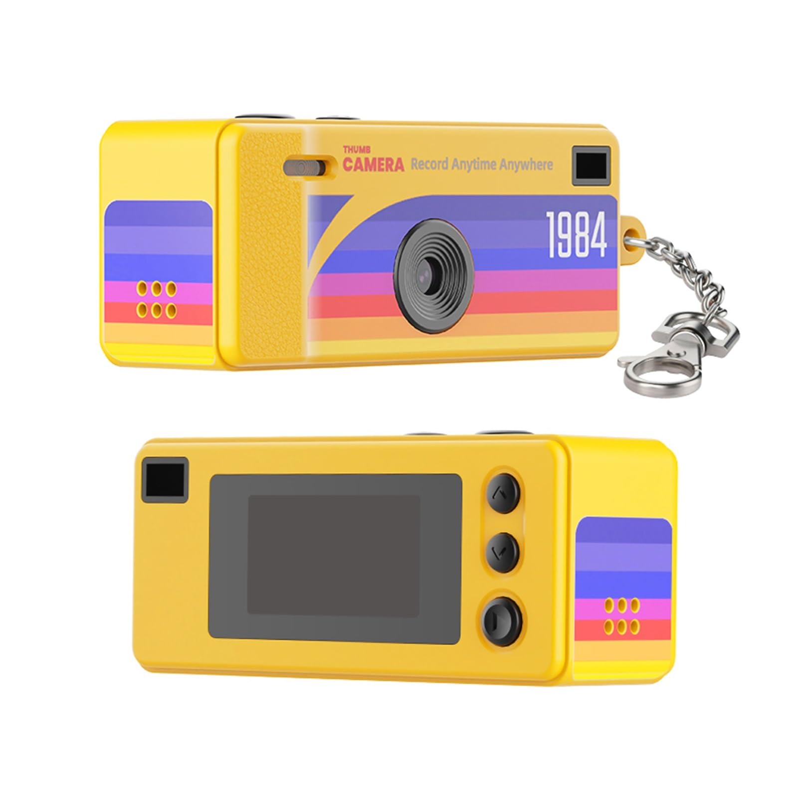 1080P Retro Mini Thumb Keychain Camera, 0.96 Inch Screen Portable Action Camcorder Support Memory Card Video Recorder-picture-21