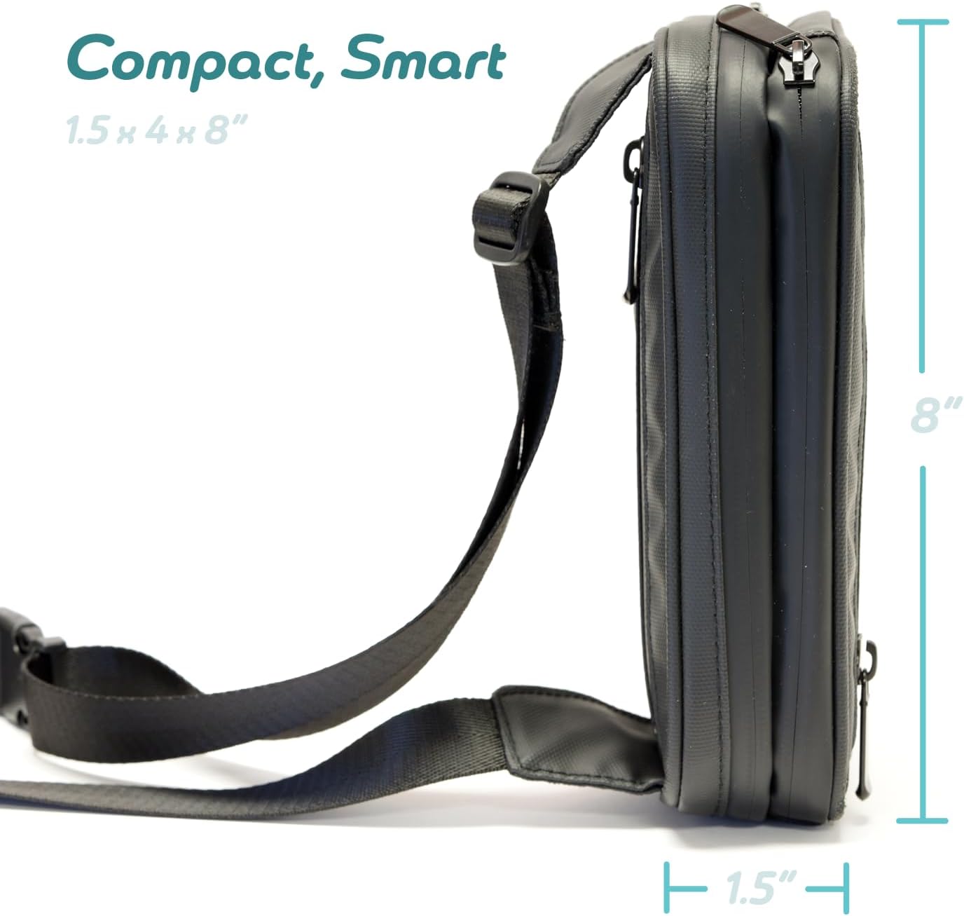 Better Labz Unisex Crossbody Ptb - RFID Blocking Passport Holder Travel Bag Holds 4 Passports - Image 6