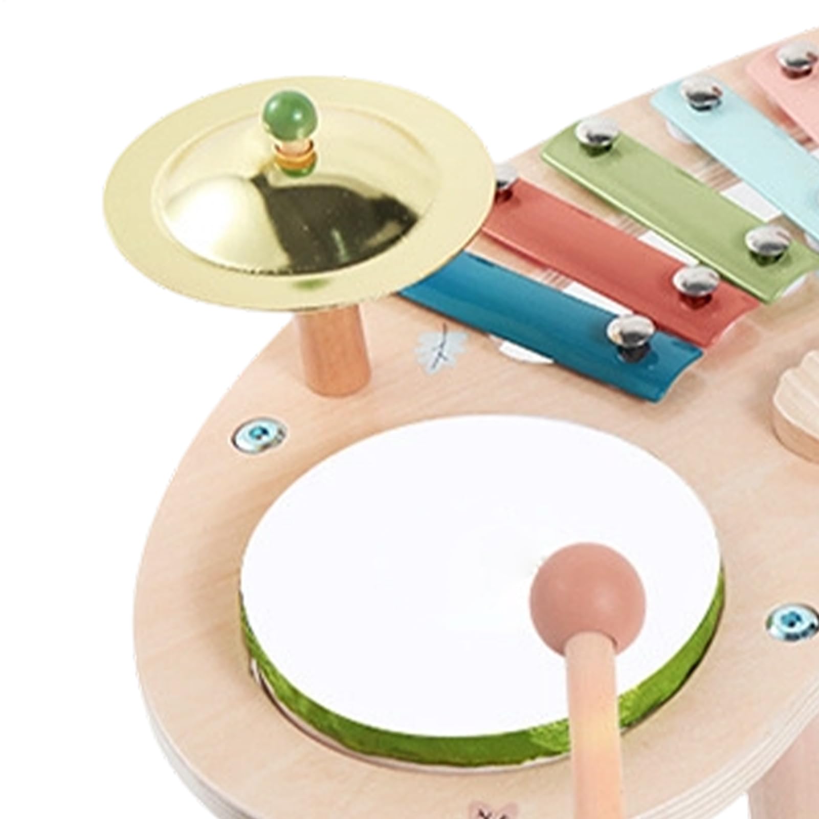 Batería Infantil Xilófono de Madera 7 en 1 | Juguete musical infantil Para Casa, Guardería, Colegio, Educación en Casa, Cumpleaños, Vacaciones