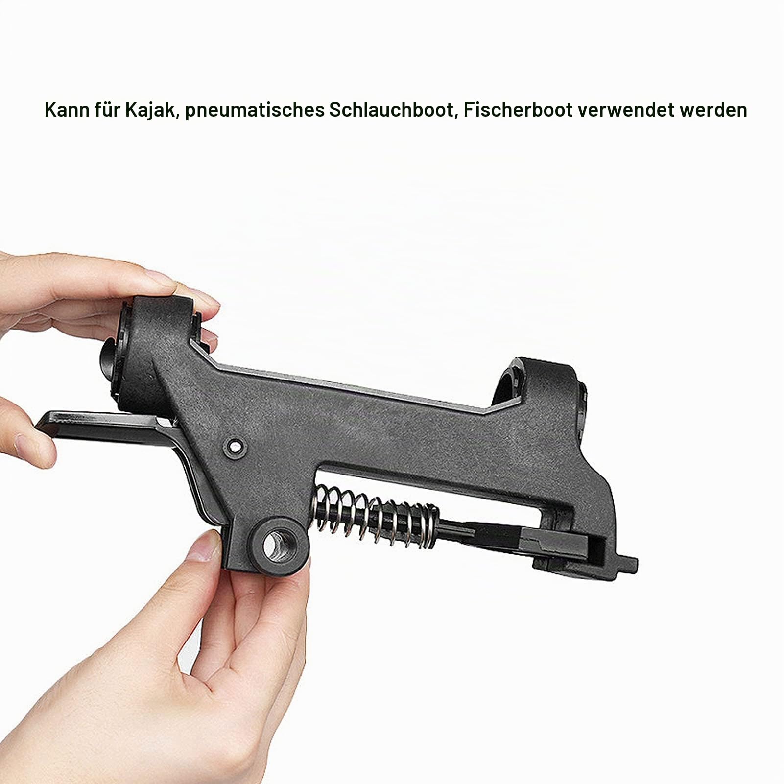Aussenborder Elektromotor Halterung, Elektrischer Außenbordmotor-Stent, 12V Elektromotor Thruster Halterung Kunststoff Aufhängungshalterung für Schlauchboot Kajaks