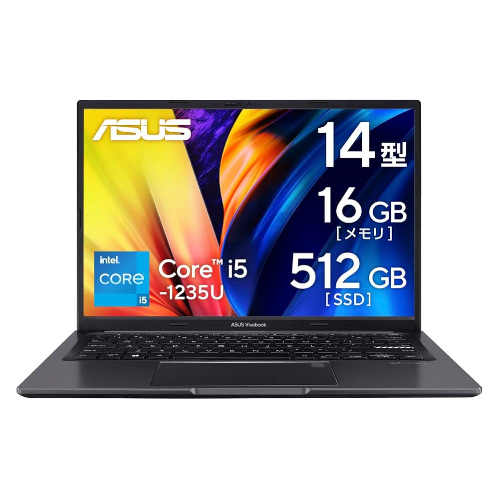 【新品】ASUS 14型ノートPC Intel Core i5-1235U ASUS 2023 Vivobook 14 Laptop, 14” FHD (1920 x 1080) Display