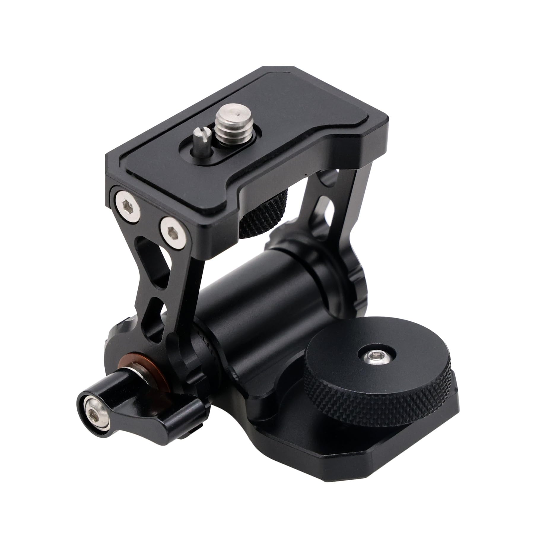 HangTon Monitor Mount Holder Bracket, 360 Tilt Swivel Rotation for Atomos SmallHD Camera Video Monitor, Teradek Wireless Transmission Motor Microphone