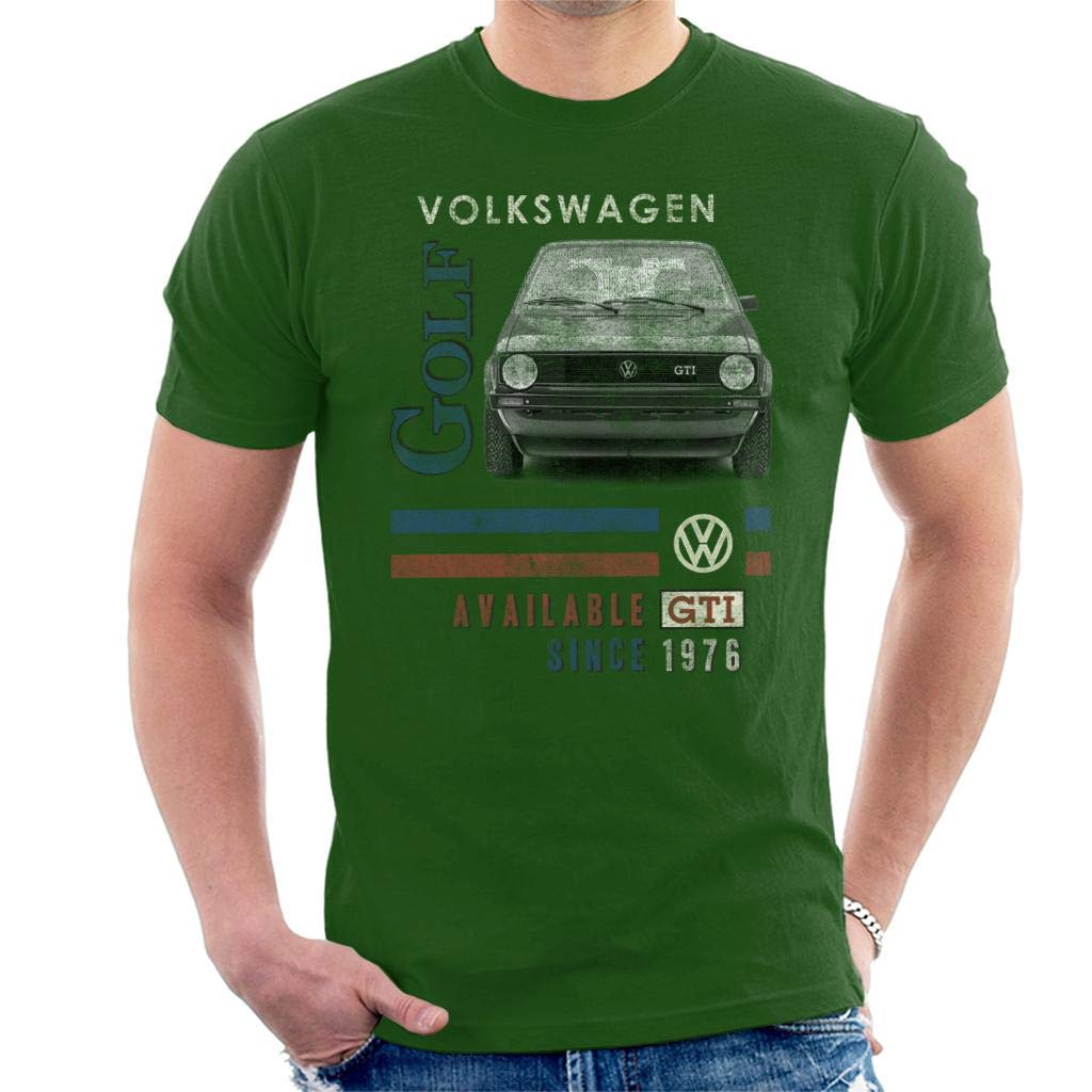 Volkswagen Men's Bottle Green Gti 1976 T-Shirt