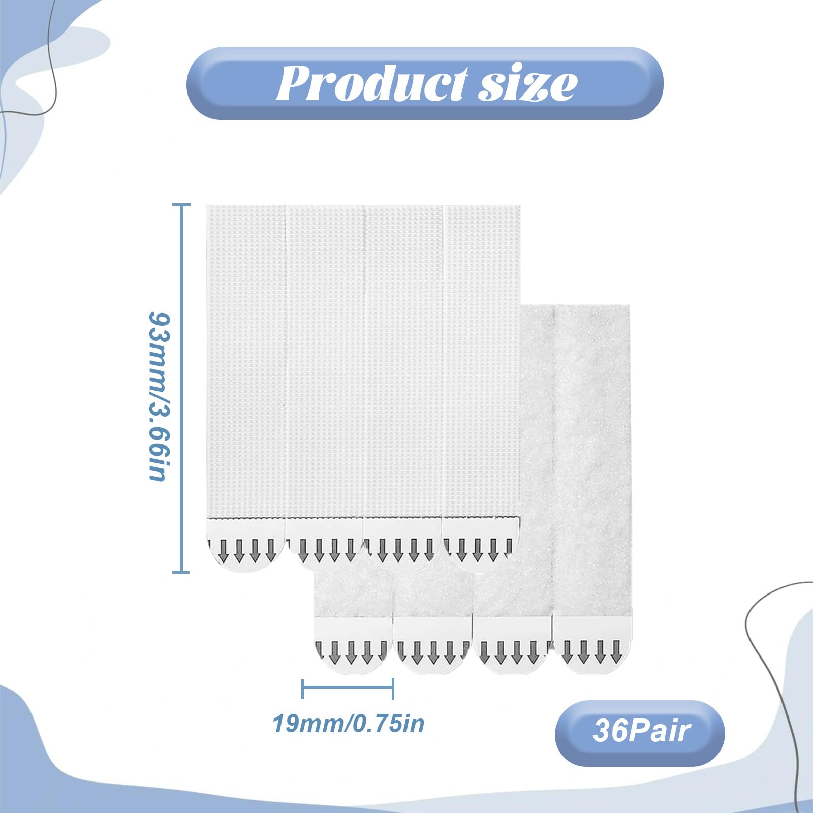 36 works(72 Strips) Heavy Duty Picture Hanging Strips, Picture Hanging Strip Command Strips Heavy Duty - Image 2