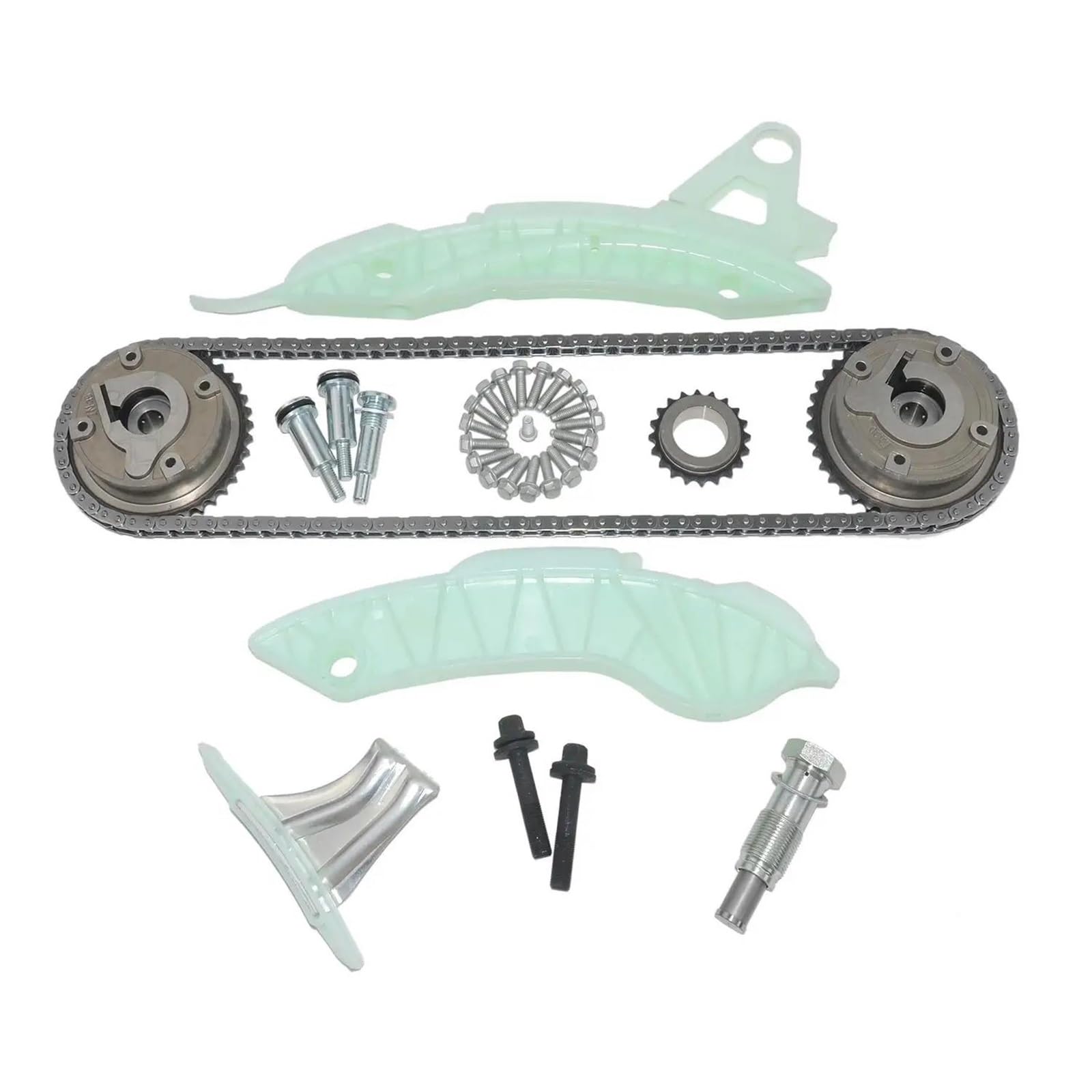 Per Peugeot 207 1.4 .6L KIT CATENA DI DISTRIBUZIONE INGRANAGGI Per VVT 11367545862 11367536085 Kit tenditore