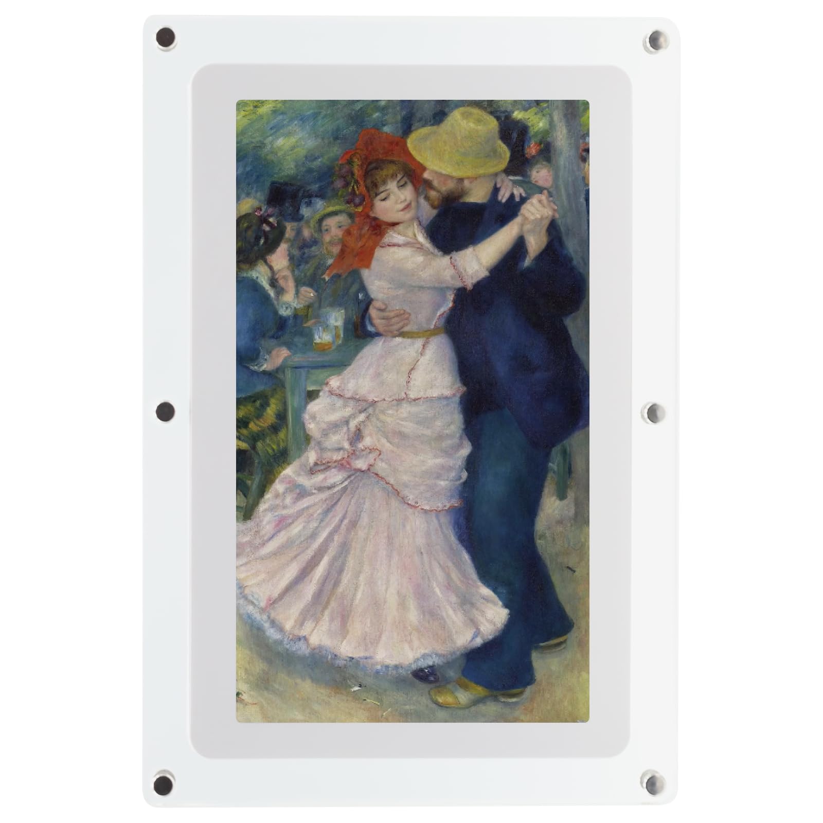 Canvia Kinetic Digital Art Rotating Collection of Impressionism Portrait Artwork – Slideshow Display with No Set Up Required – Durable Acrylic Frame - 10 Inch, 2500 mAh Battery