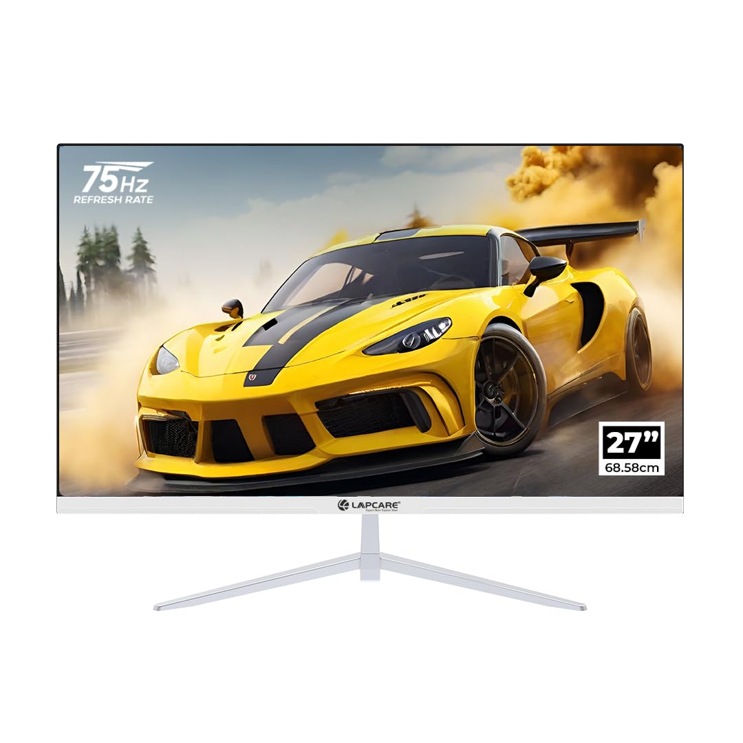 See full amazon price history chart for LAPCARE Gaming LED Monitor LM27GMWSP 27 (68.58cm) with in-Built Speaker, FHD Display|Refresh Rate75Hz| 1920 X 1080|16:9 Aspect Ratio, Response 5ms| Metal Stand & VGA+ HDMI Ports (3 Year Warranty) LAPCARE Gaming LED Monitor LM27GMWSP 27 (68.58cm) with in-Built Speaker, FHD Display|Refresh Rate75Hz| 1920 X 1080|16:9 Aspect Ratio, Response 5ms| Metal Stand & VGA+ HDMI Ports (3 Year Warranty) (B0D2P2141K) Amazon Price History, Amazon Price Tracker