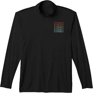 Retro Vintage Sydney Performance Quarter-Zip Top