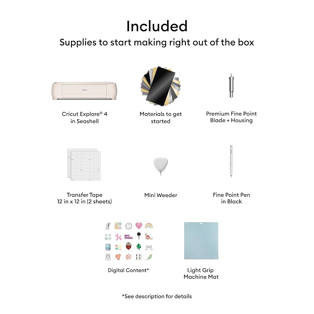 Machine de découpe CRICUT Explore 4 Seashell | Rakuten