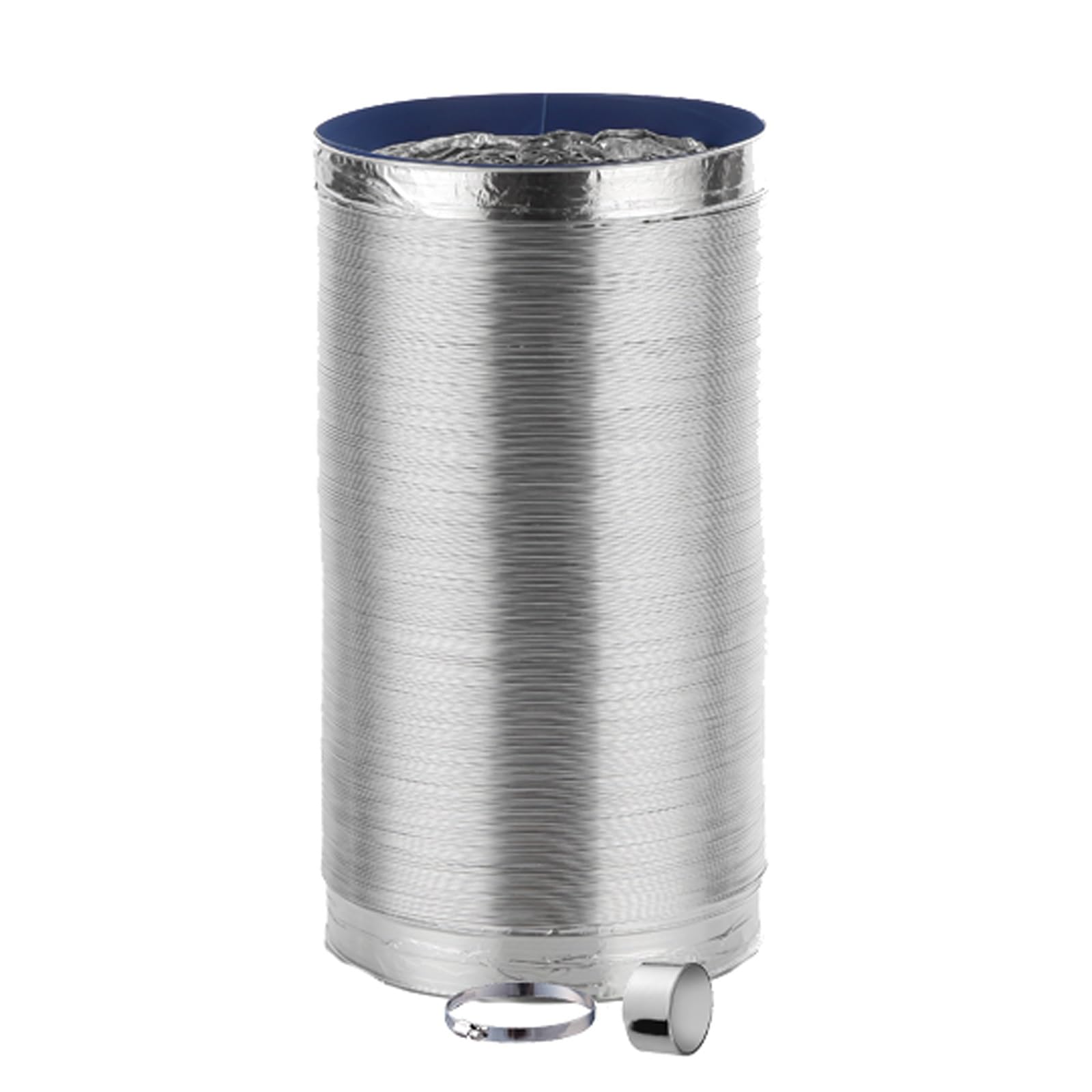 Aluminum Air Duct, Flexible Exhaust Pipe for Home Use, Condenser Vent Hose Pipe for Industrial Venting, for Tumble Drier, Cooker Hood, Extractor Fan, with 1 Clamps and 1 Tape(3.0m,300mm)