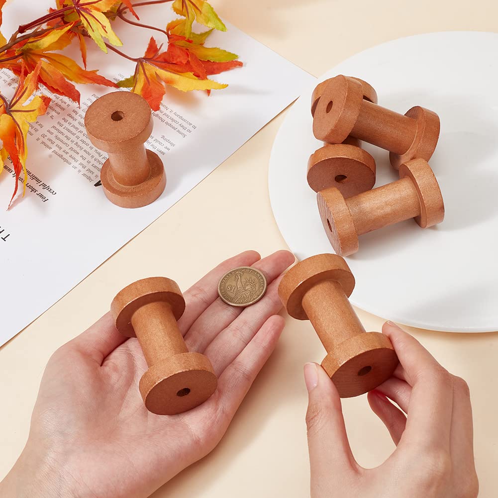 Amazon | PH PandaHall 8個セット ボビン 木製スプール スプール 縫製