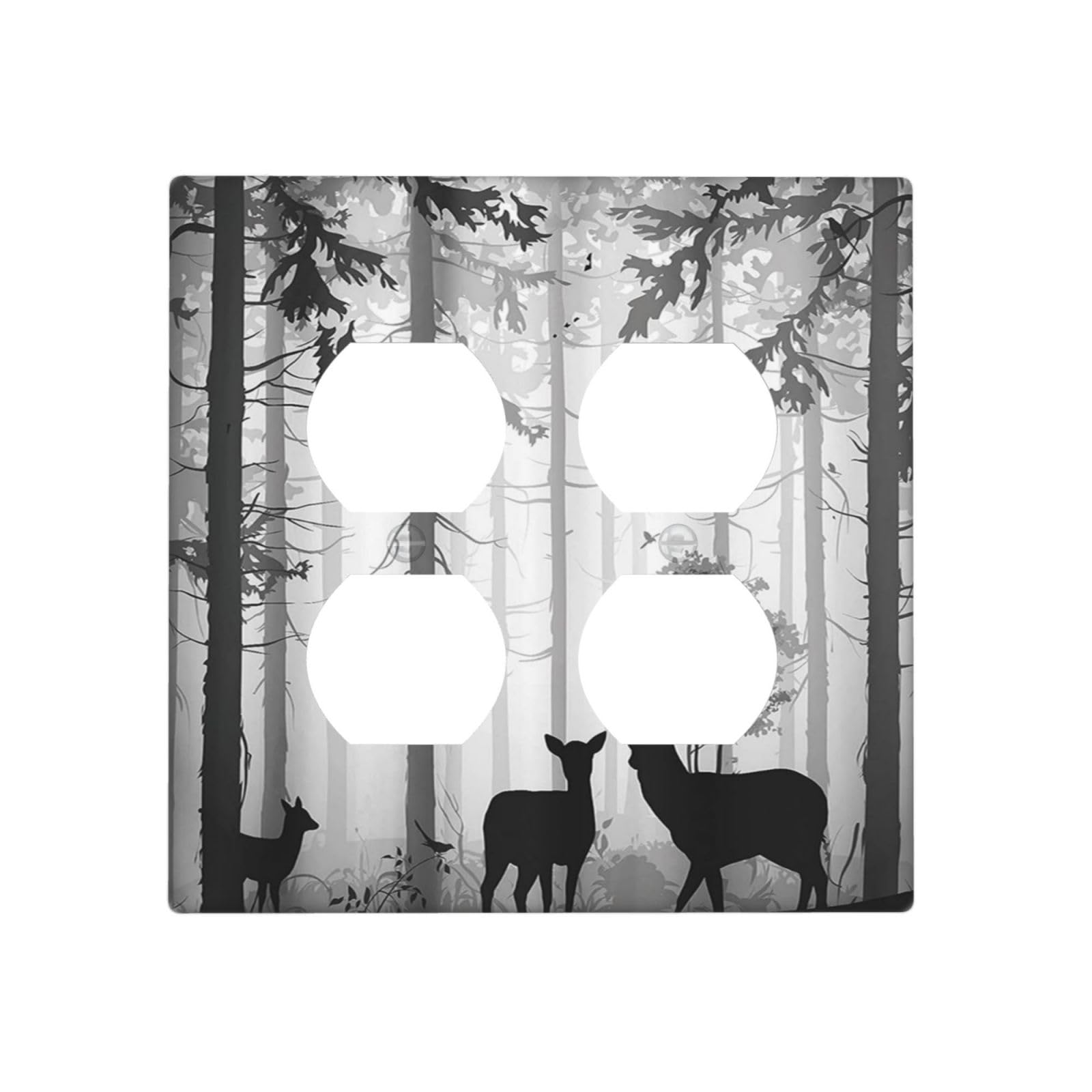 Rustic Deer Wall Plates - Country Style Switch Covers -18 Rustic Deer Wall Plates - Country Style Switch Covers -18