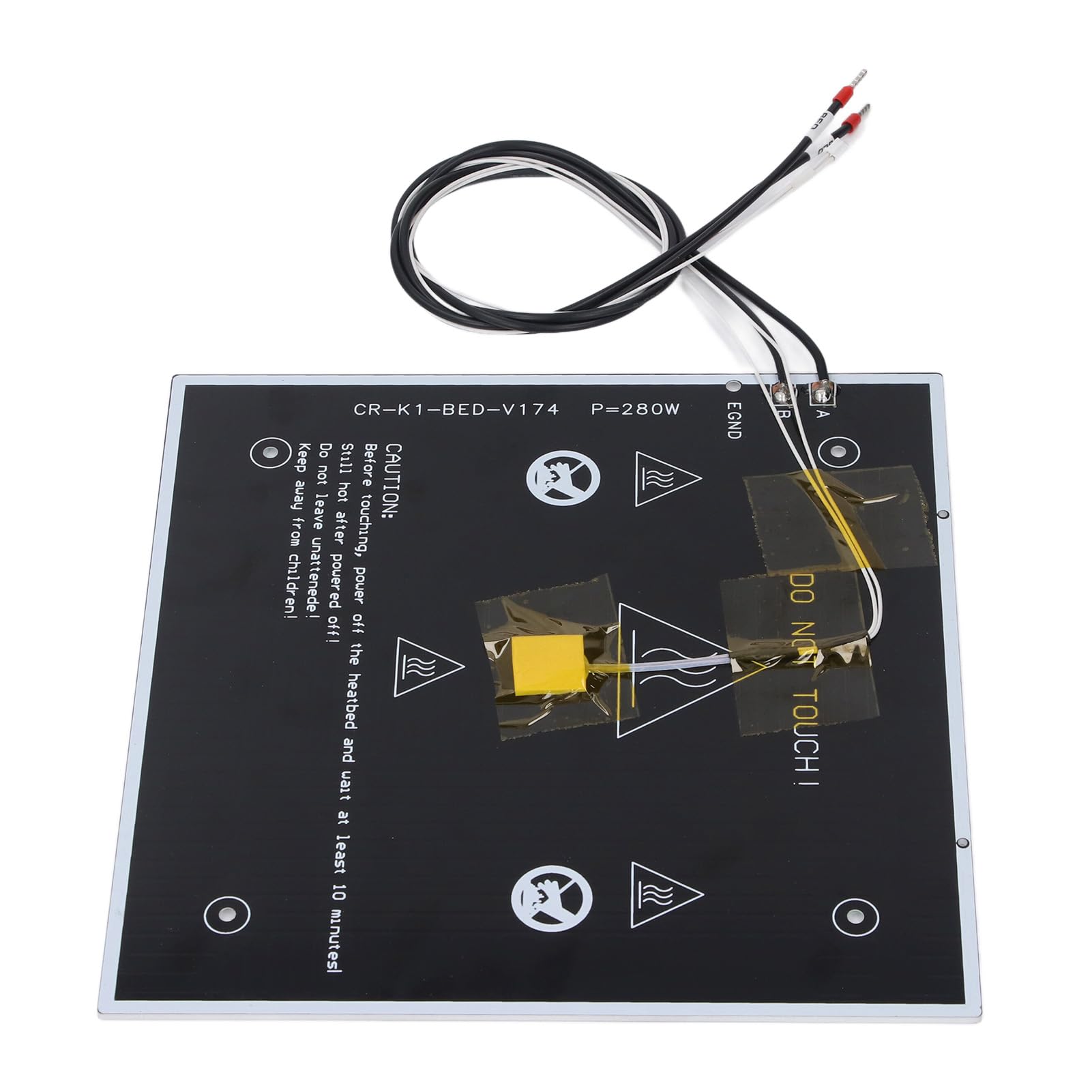 3D Printer Heating Bed Aluminum Alloy Heated Plate 24V 280W High Power Magnetic Base Rapid Even Heating for K1 K1C 3D Printers 235x235x3mm