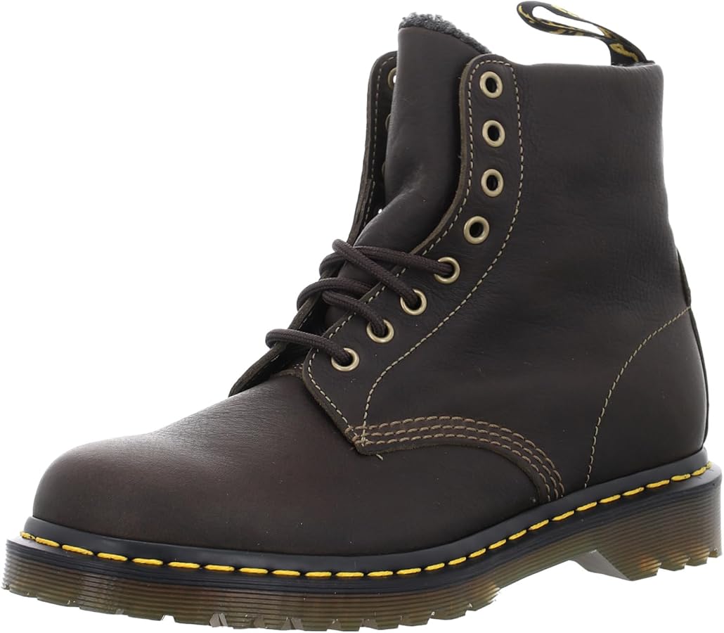 Amazon.com | Dr. Martens Unisex 1460 Faux Fur Lined Grizzly