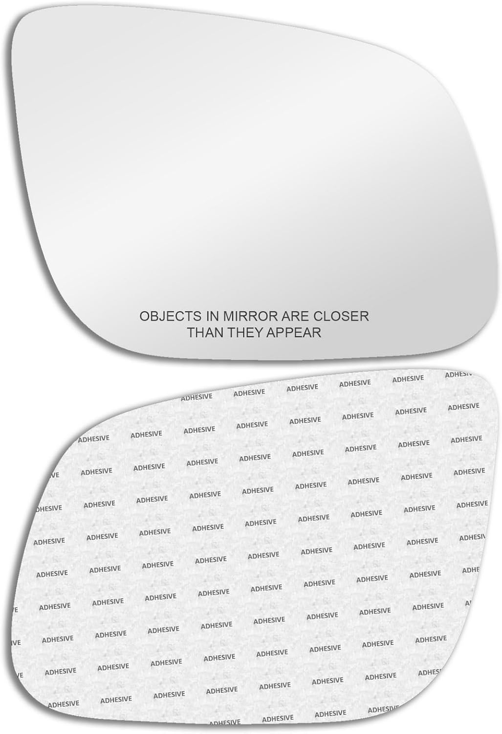 New Replacement Mirror Glass with Full Size Adhesive for 2015-2021 Kia Sedona Passenger Side View Right RH