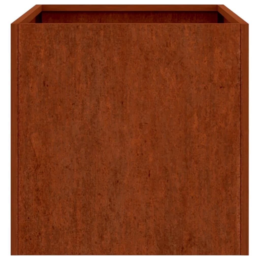 Generico Fioriera 62x30x29 cm Acciaio Corten,Prato e giardino,Giardinaggio,Vasi e fioriere-821556