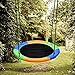 Juegoal 40 Inch Saucer Tree Swing, Large Rope Swing with Children Swing Platform Bonus Carabiner for Hanging Rope Outdoor