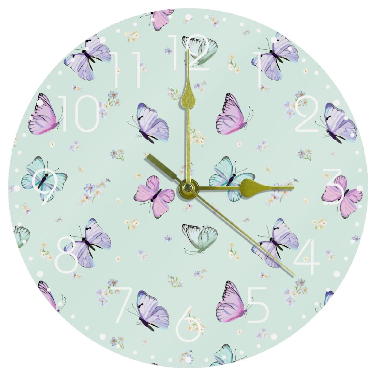 Horloge murale silencieuse et précise de 25,4 cm pour un sommeil serein