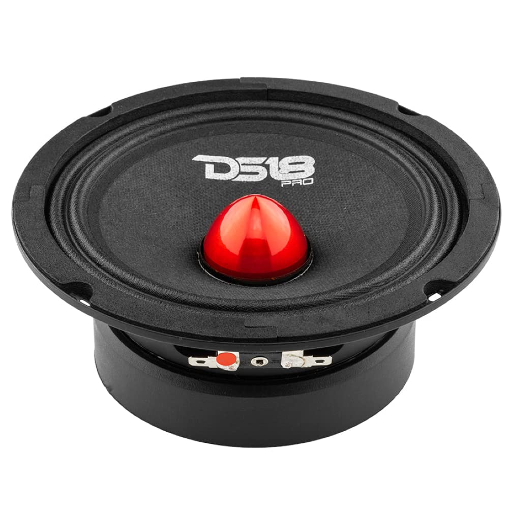 1 MIDRANGE Compatible con DS18 Pro-GM6.4B Altavoz de 16,5 cm 165 mm 6,5" de diámetro 140 Watt rms y 480 Watt MAX 4 Ohm sensibilidad 95 db + Sticker Gratis, 1 Pieza