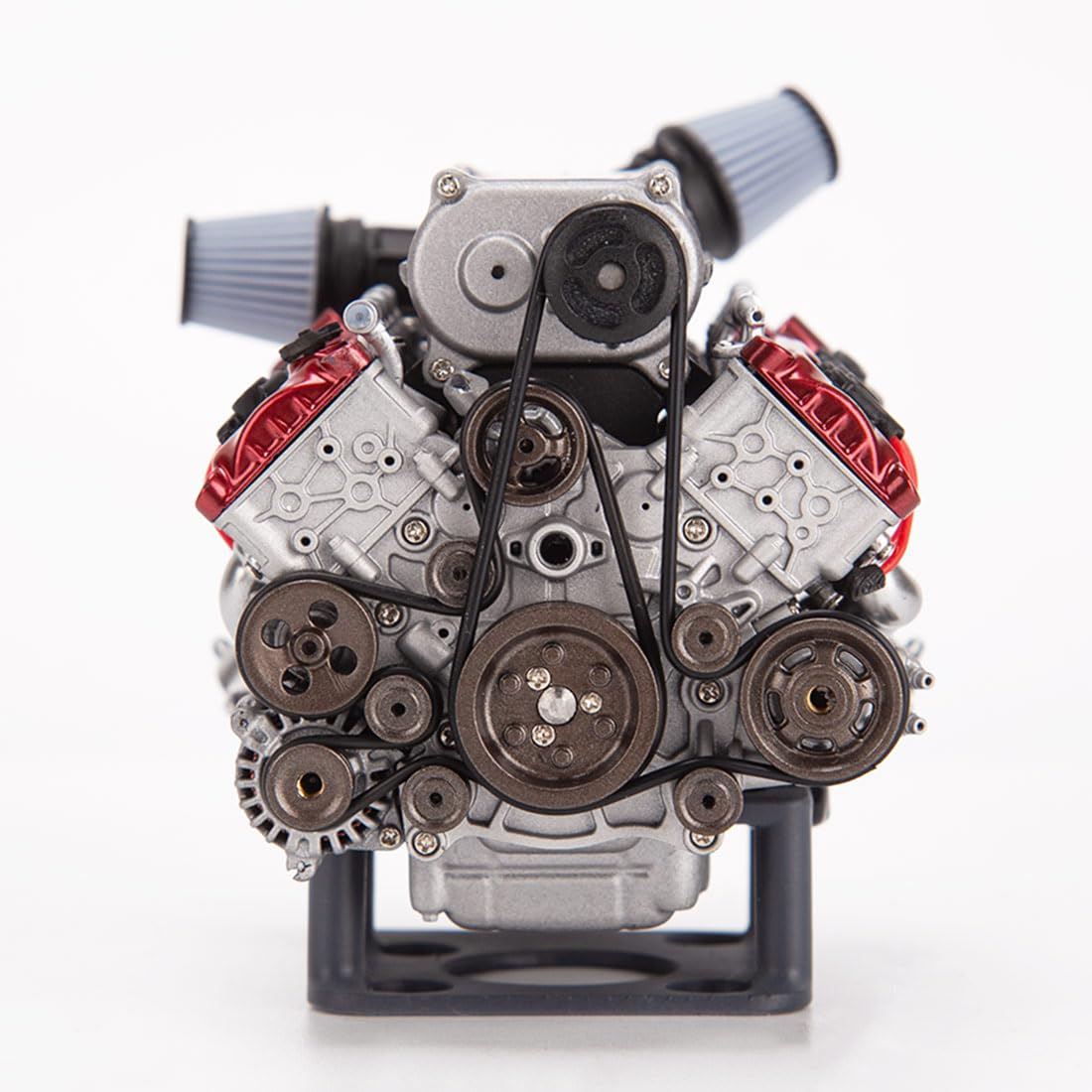 Kisss MAD RC V8 - Kit de montaje para motor de combustión interna AX90104 SCX10Ⅱ Capra VS4-10 Pro/Ultra Model Car