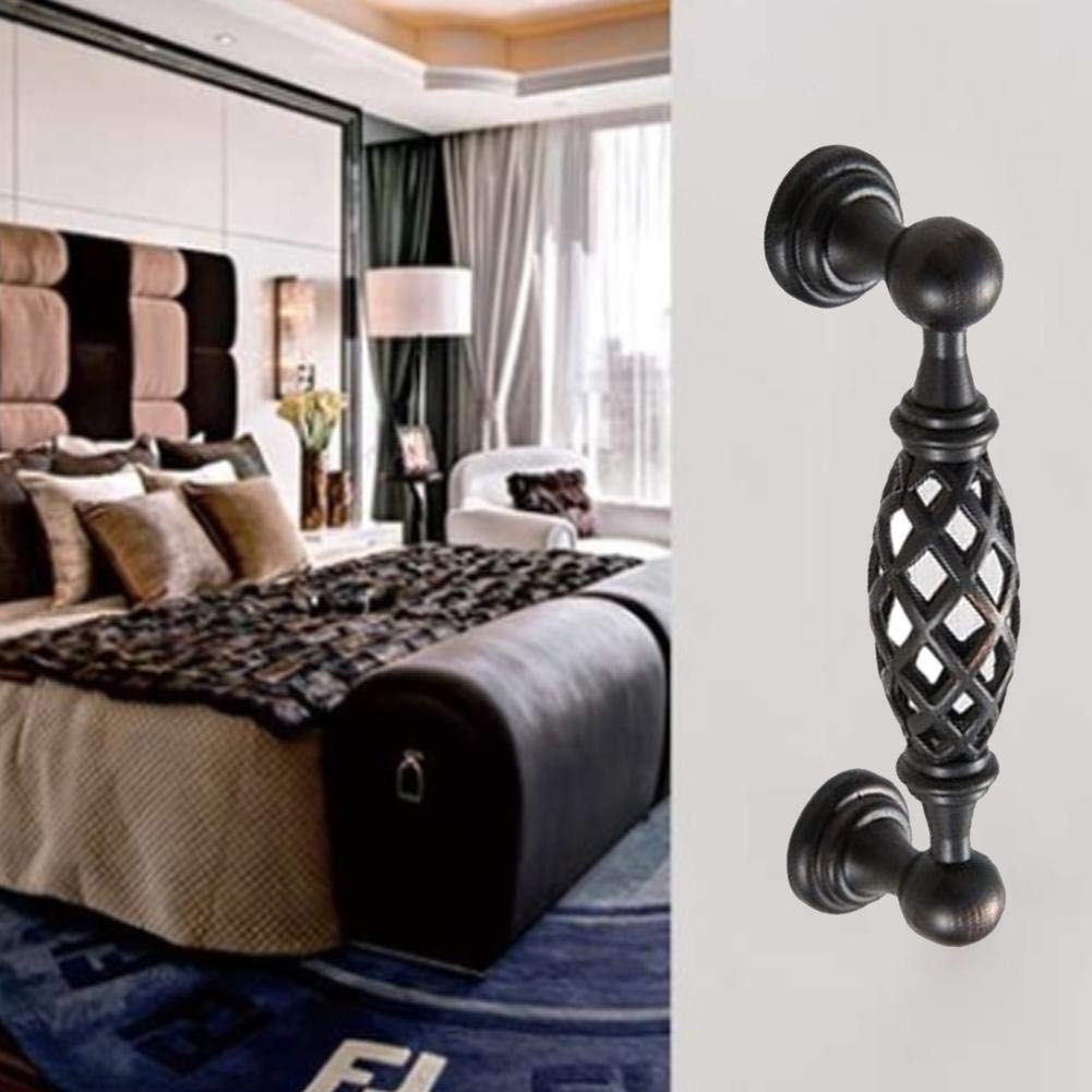 Antiker Stil Möbelgriff Schrankgriff Möbel Eisenwaren für Schublade, Tür, Schränke,Bad Schränke,Hause Küche,Hotel Dekoration (10 Stück, Bronze 96 mm hoch)