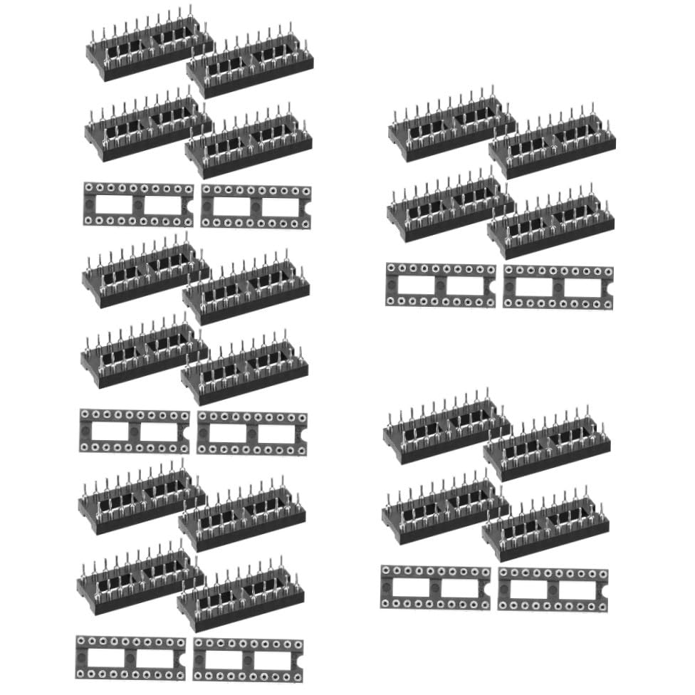 Sockets de soldadura Mobestech de alta precisión con doble pin para circuitos integrados DIP 7