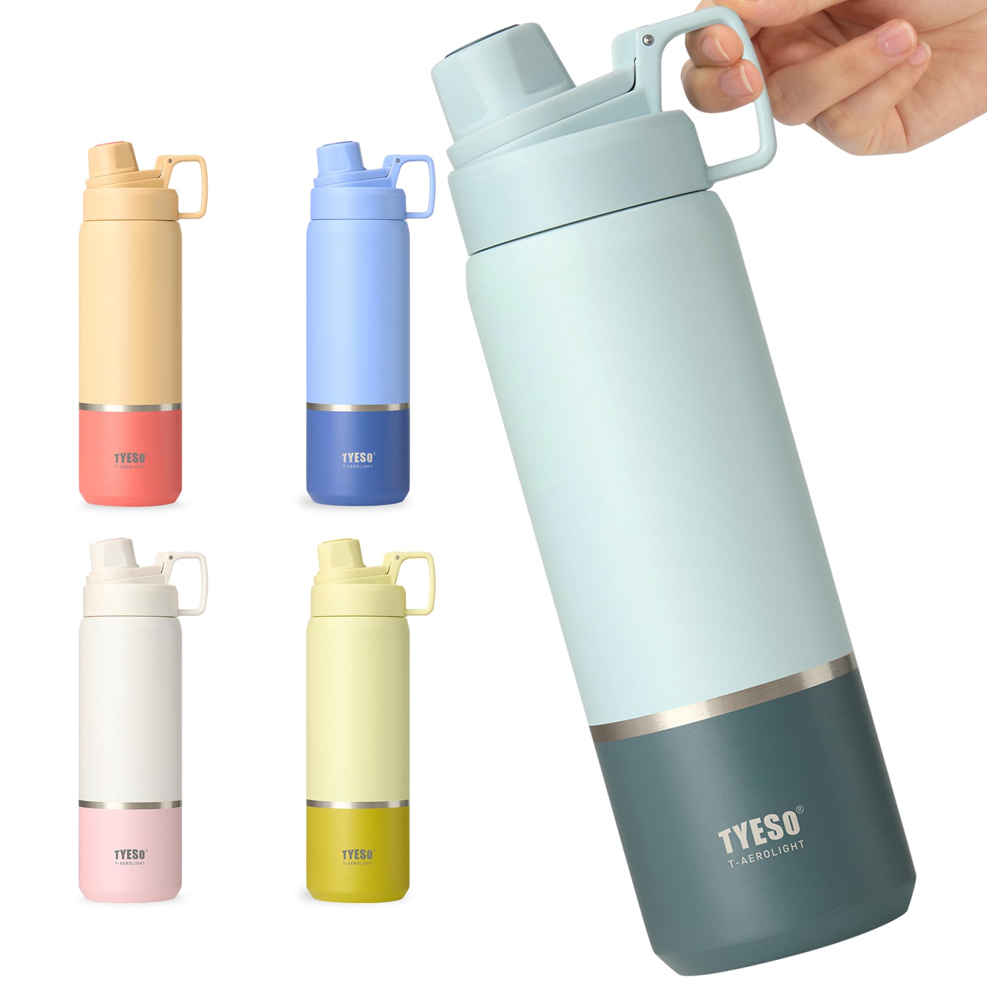 Amazon.co.jp: 【炭酸対応】TYESO 水筒 900ml 真空断熱 炭酸 魔法瓶