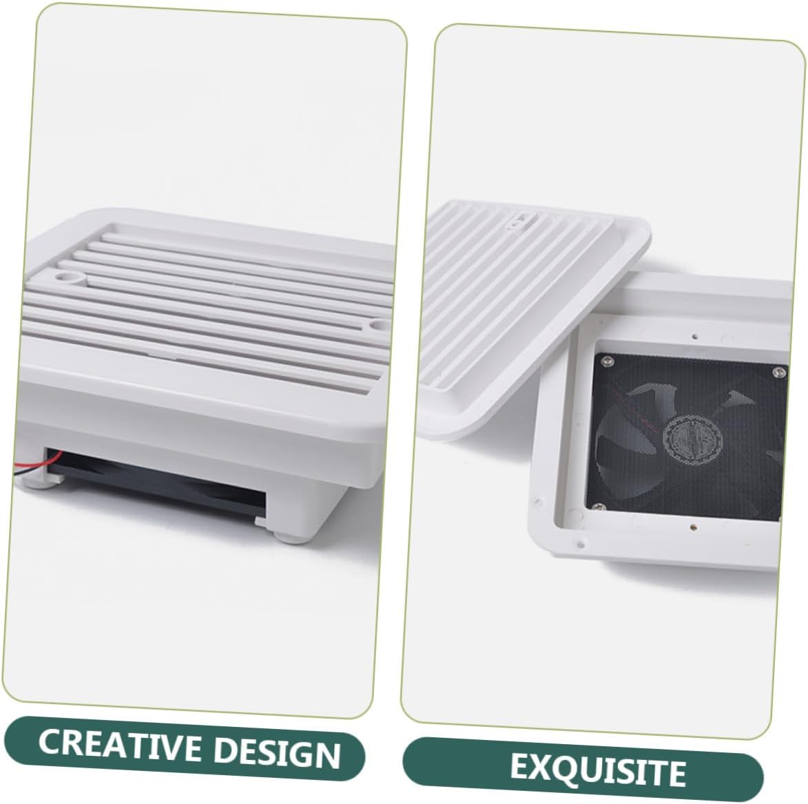 PRETYZOOM Rv Ventilation Fan Bathroom Extractor Low Profile Quiet Operation Durable Material for Rvs and Garages Easy to Install and Clean