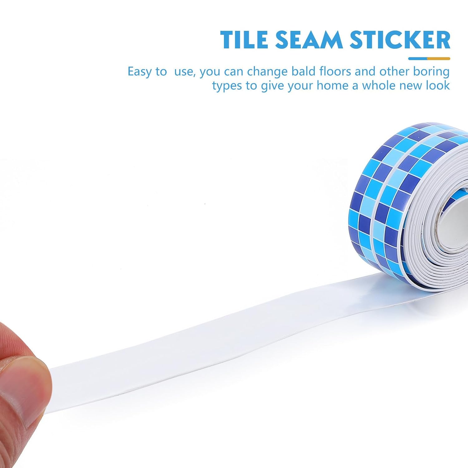Waterproof Seam Strip 1 Roll PVC Self Adhesive Flexible Bathroom Caulk Tape