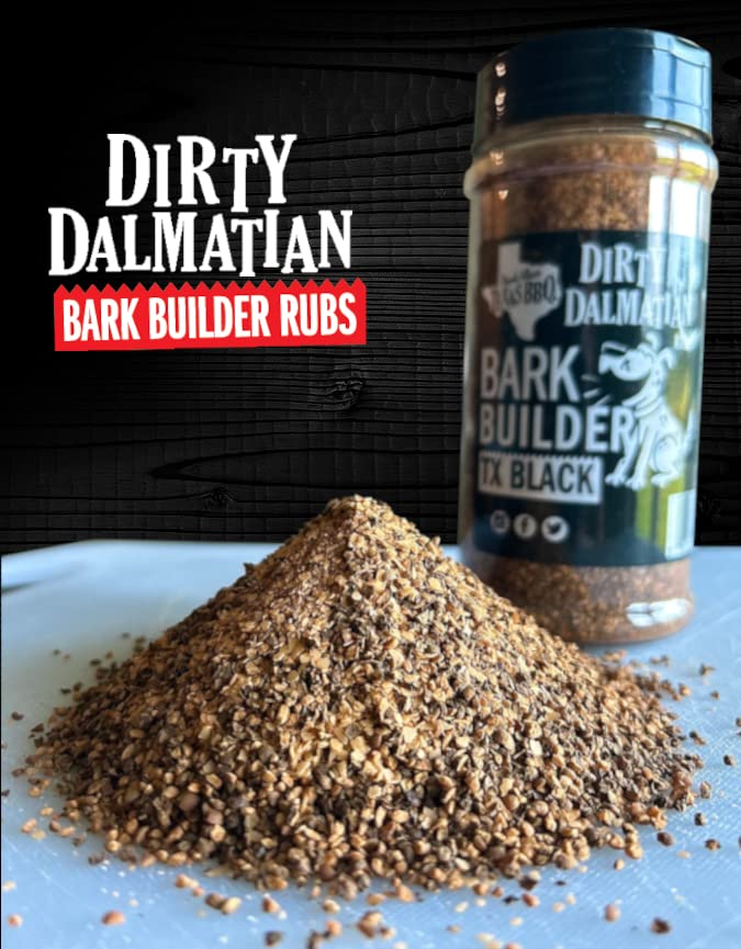 Dirty Dalmatian TX Black Brisket BBQ Rub | Great on Briskets, Steaks, Burgers | Meat Seasoning Dry Rub & Grilling Spices | Texas Brisket Rub | Keto, Gluten Free, No MSG, No Sugar | 13oz Shaker Bottle By Volume - Image 4