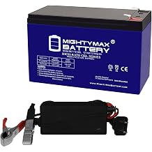 Mighty Max Battery 12V 7AH GEL F1 Replacement Battery Compatible With Sea-Doo Dolphin Model #SD554 + 12V Charger