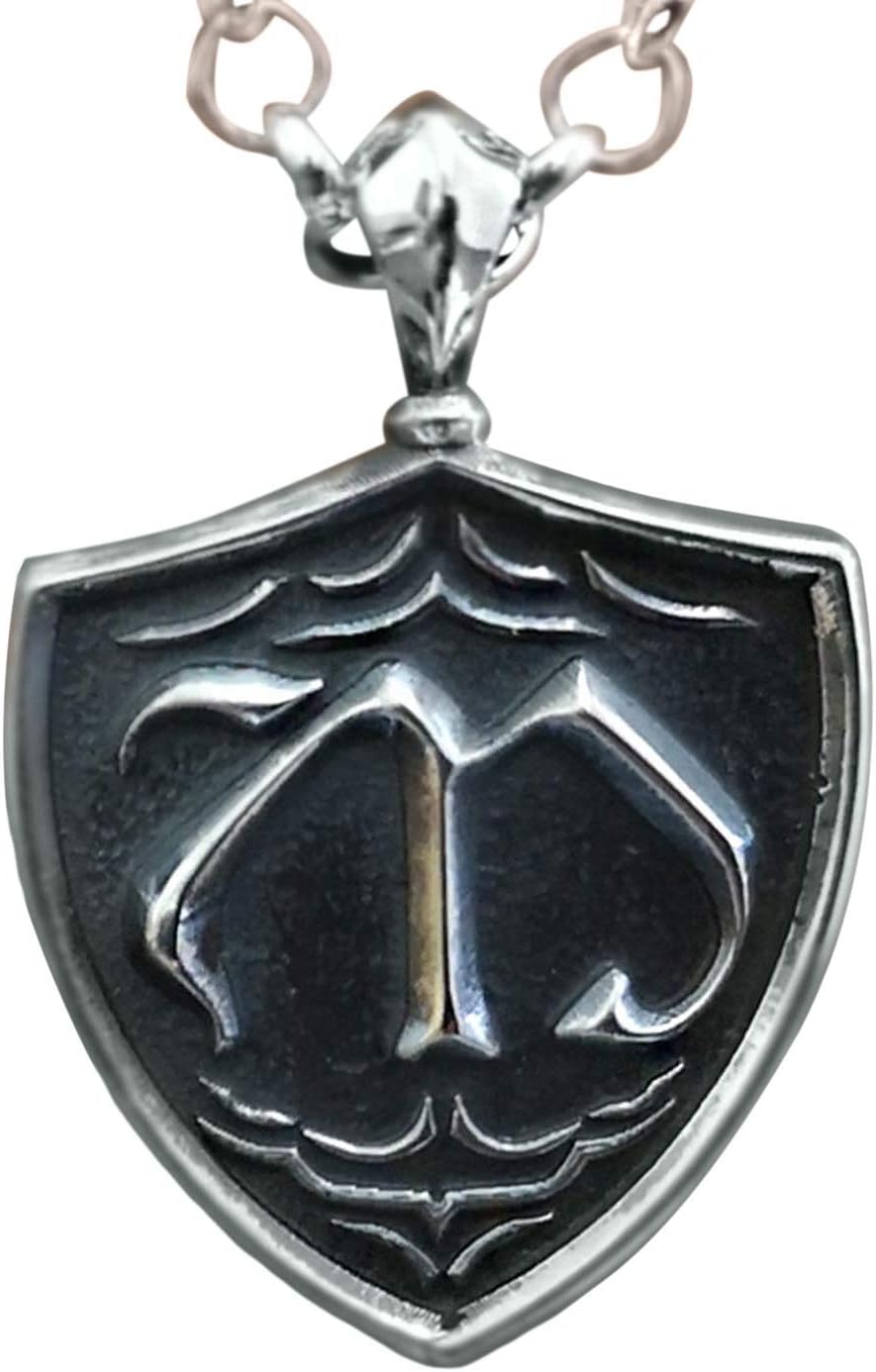 925 Sterling Silver Vampire Family Crest Jewelry Pendant Necklace Merchandise - End Sale - We Stop Producing These Pendants