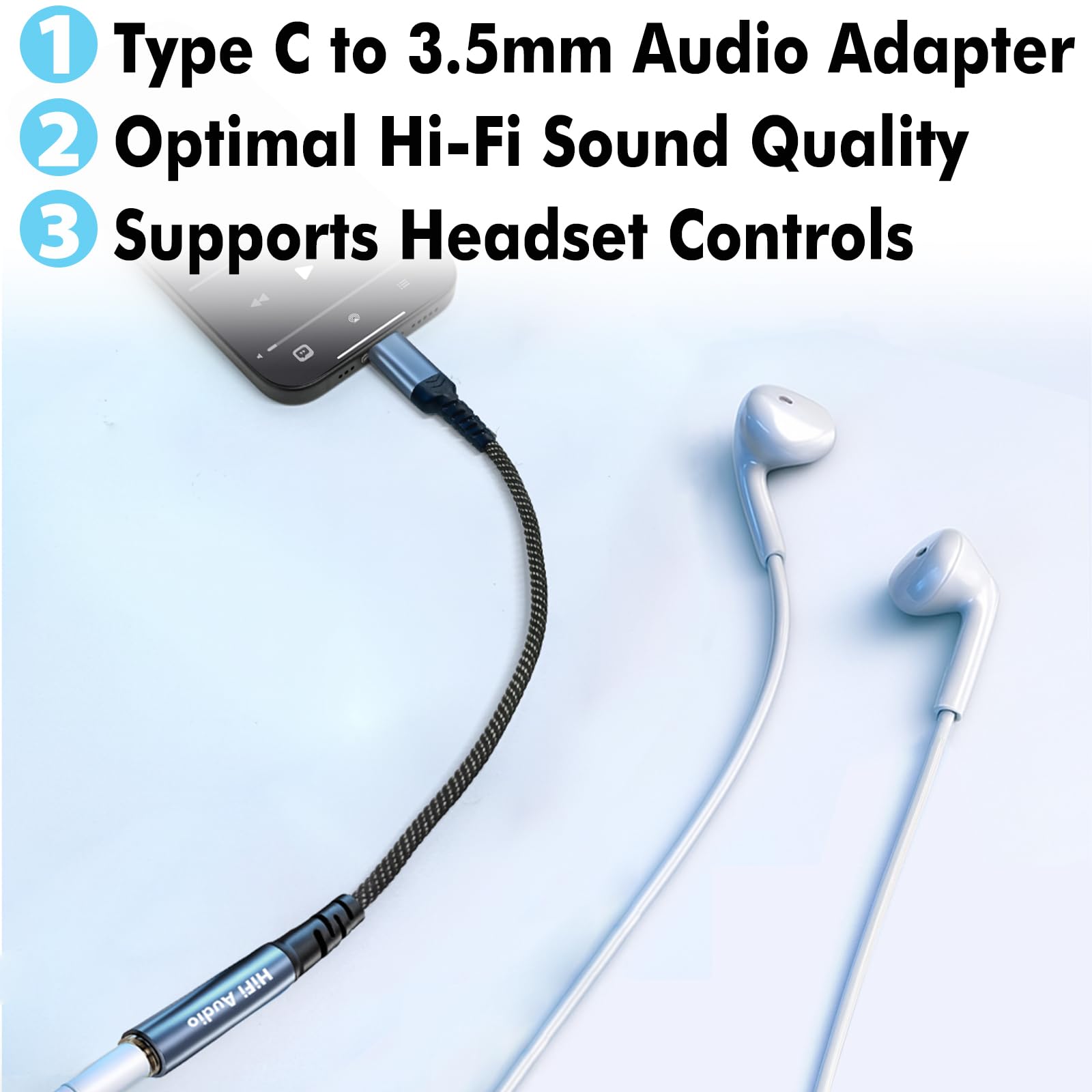 3PK 2.5ft. 3.5mm Audio Extension Cable Stereo Headphone Cord M to F Car AUX MP3