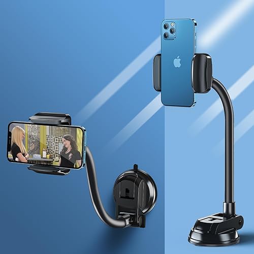 Xuenair Soporte para teléfono de pared, soporte adhesivo para montaje en pared, soporte de pared para teléfono celular en ángulo ajustable con