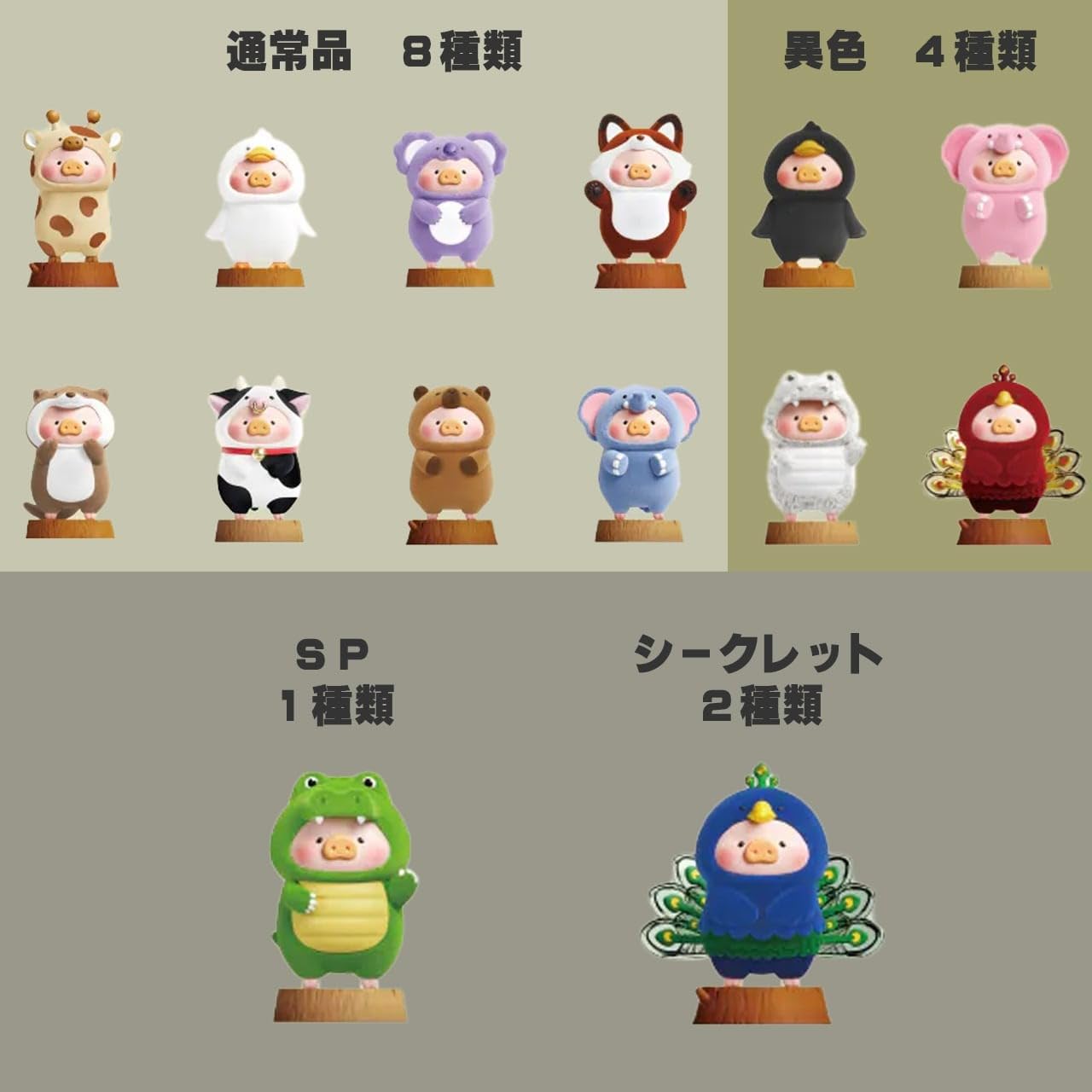 Amazon | TOYZERO+ ルル ザ ピギー Lulu the piggy アニマル パーティ